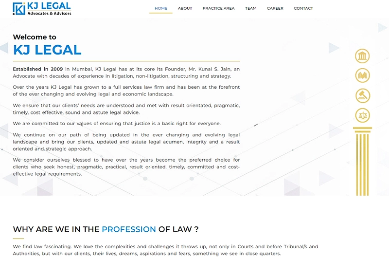 Advocate Website Designing
