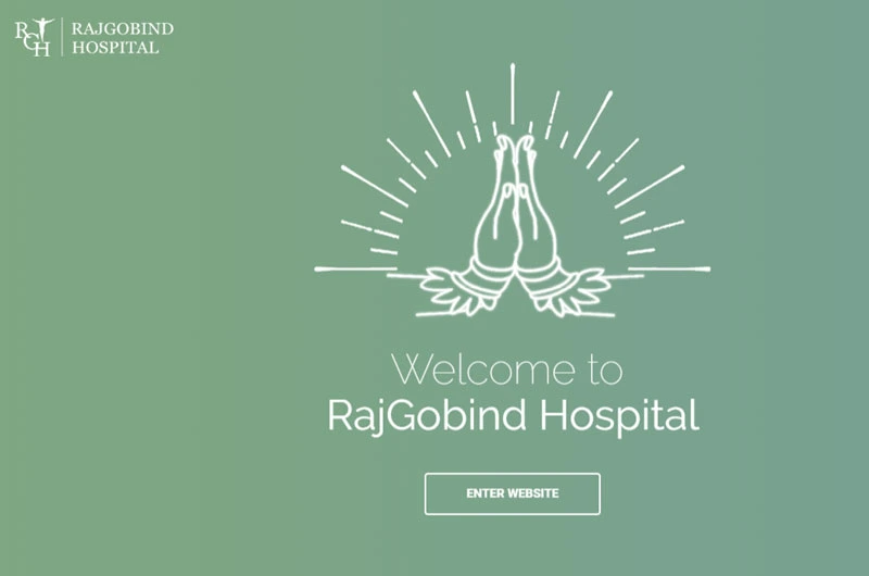 Hospital website designing