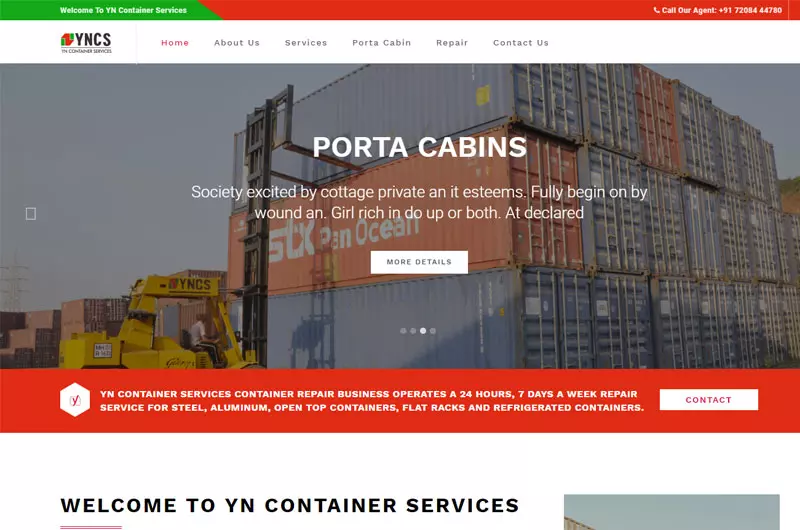 Container Depot Website Designing